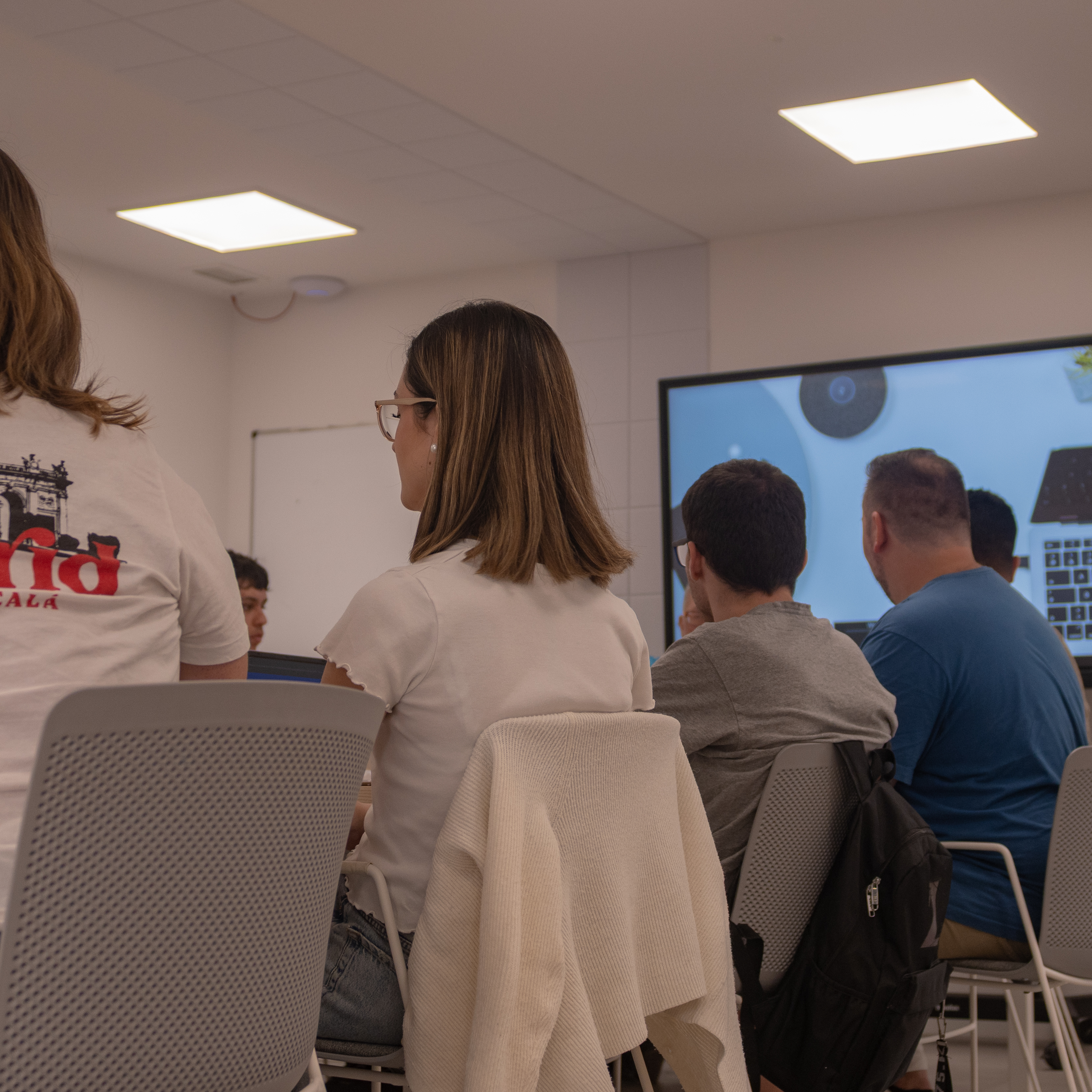 Classe presencial de cursos subvencionats