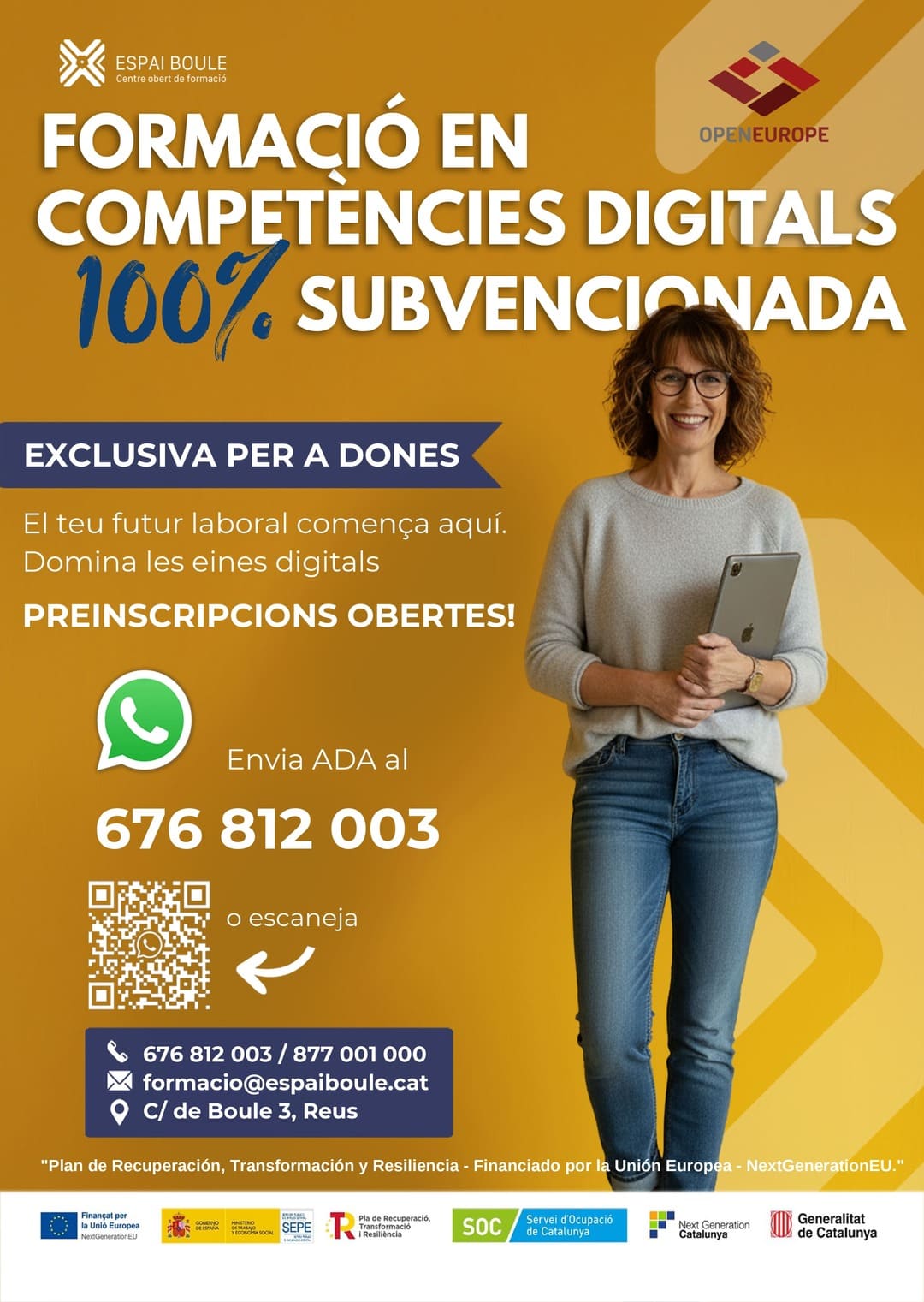 Aplicació del full de càlcul Excel. Nivell inicial – Programa ADA