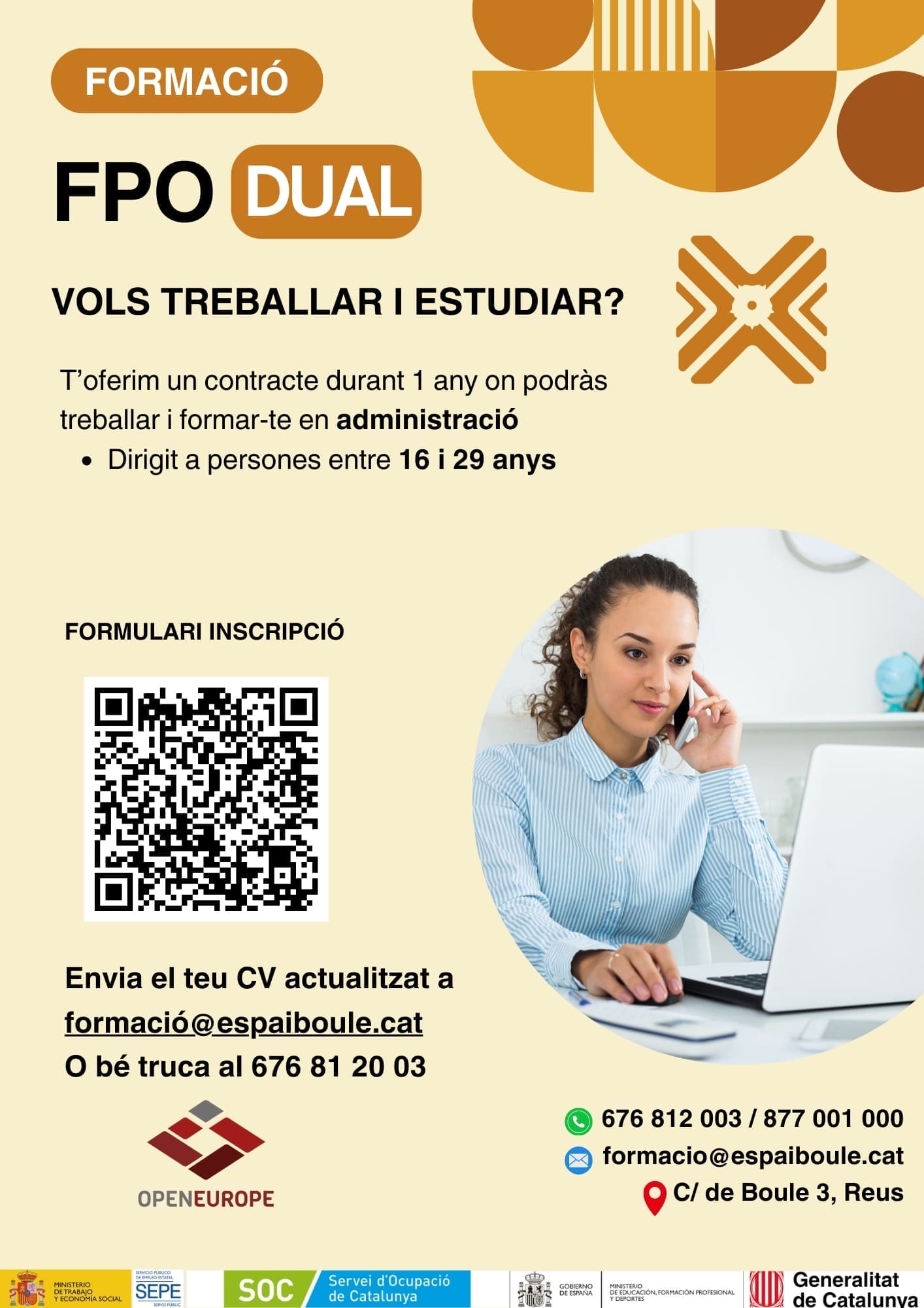 FPO DUAL- Operacions auxiliars de serveis administratius i generals
