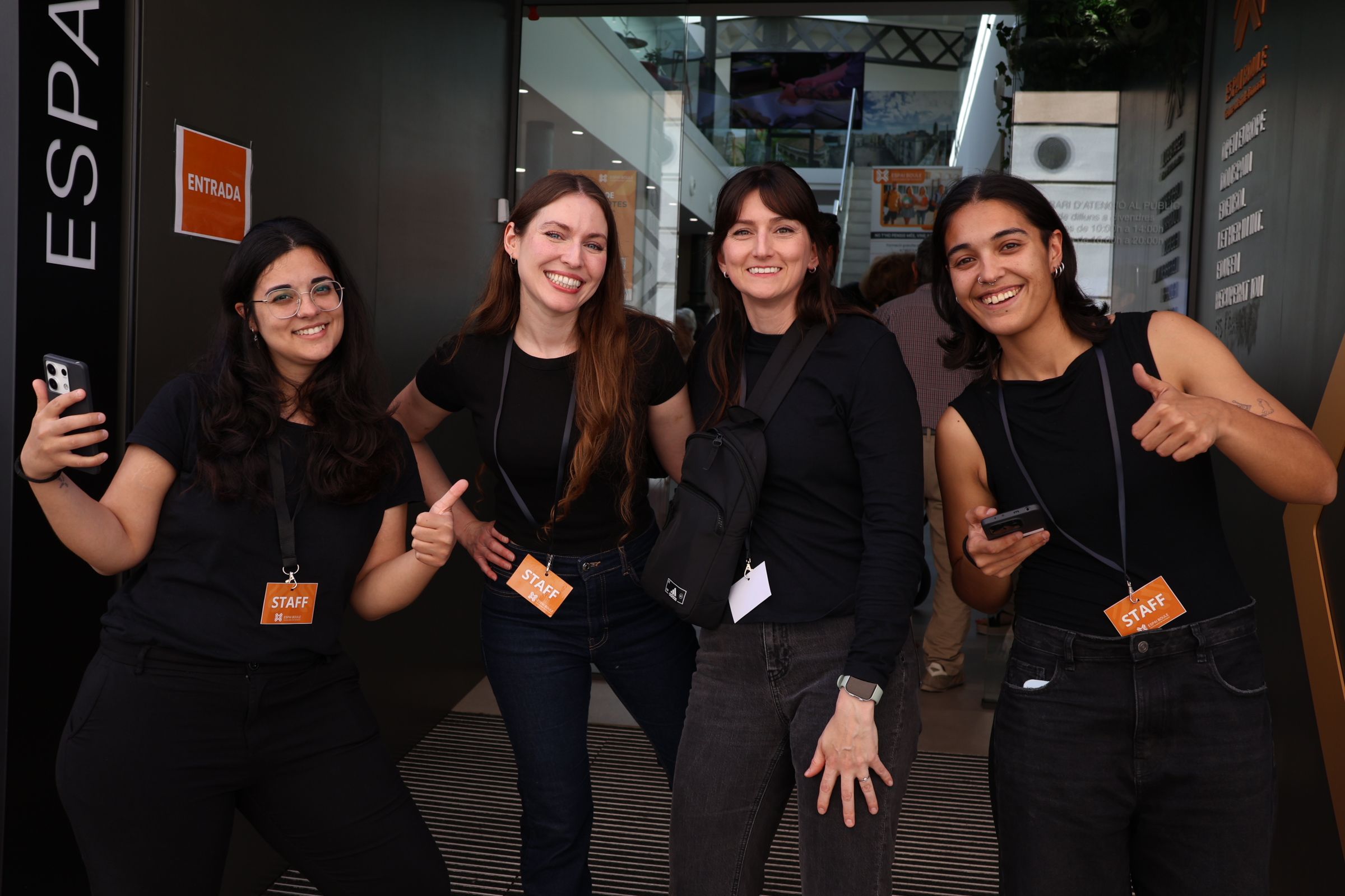 Equip d'Open Europe a Portes Obertes